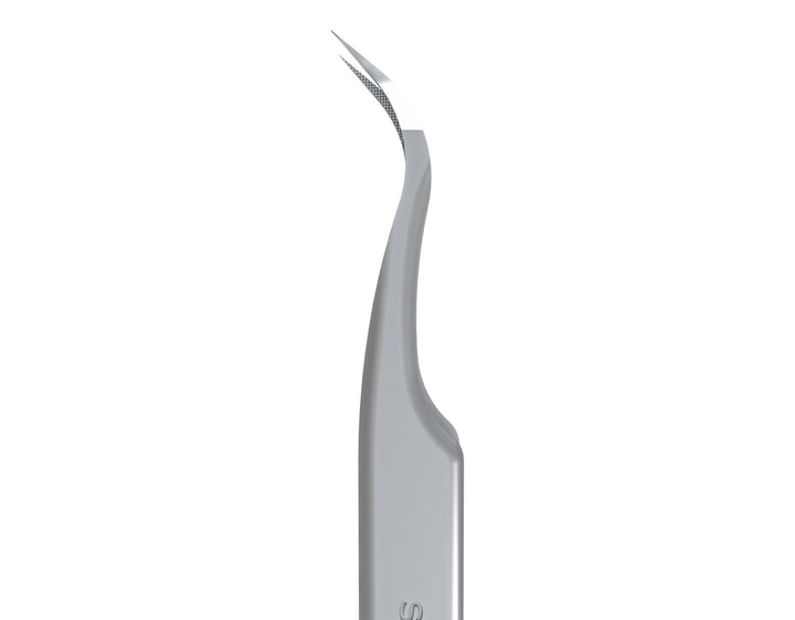 Staleks Professional Eyelash Tweezers EXPERT 45 TYPE 1 (curved)