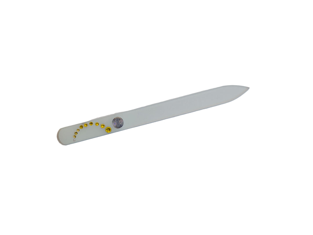 Real Crystal Manicure File Hand Paited - U - tools