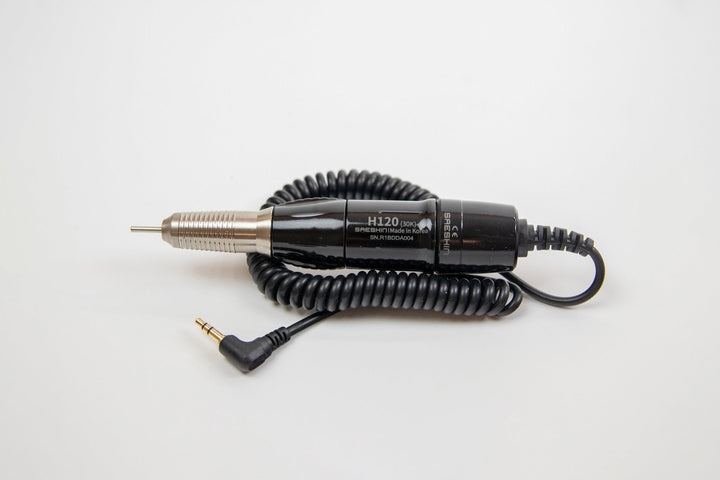 Saeshin Brillian B100 Black Nail Drill with H120 handpiece with Coreless motor Original - Saeshin - U - tools