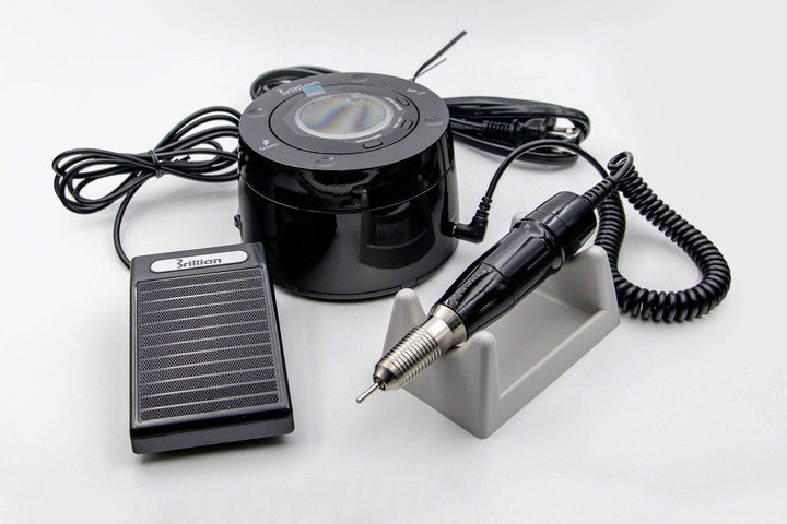 Saeshin Brillian B100 Black Nail Drill with H120 handpiece with Coreless motor Original - Saeshin - U - tools