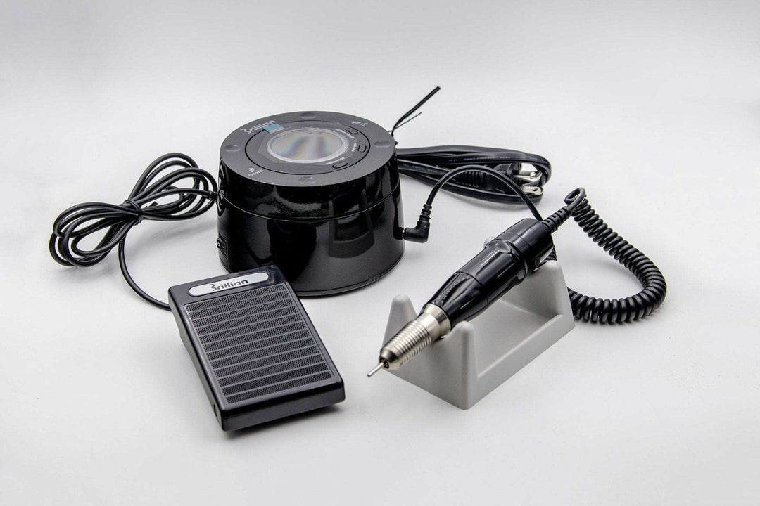 Saeshin Brillian B100 Black Nail Drill with H120 handpiece with Coreless motor Original - Saeshin - U - tools