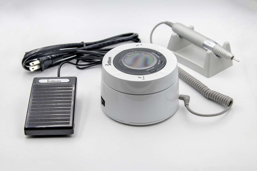 Saeshin Strong Brillian B100 Nail Drill with H324 handpiece with Coreless motor Original | U-tools