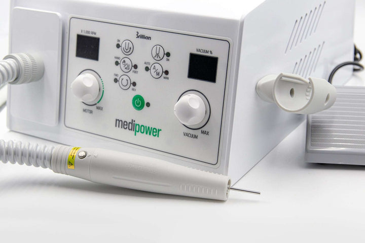 Saeshin HMD02 30K vacuum brushed handpiece for MEDI-POWER (MediPower) Podology Nail Drill