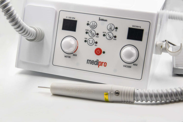 Saeshin HMD03 40K vacuum brushless handpiece for MEDI-Pro (MediPro) Podology Nail Drill Original