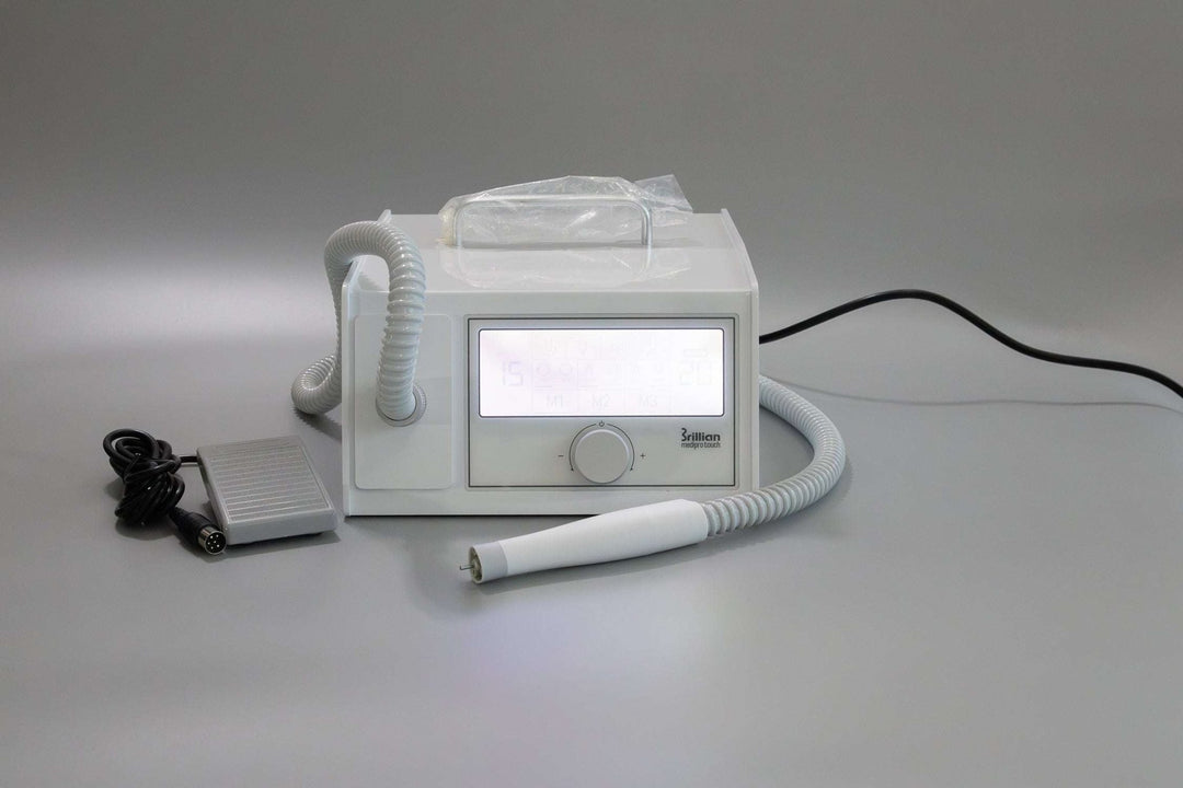 Saeshin MediPro Touch Vacuum Nail Drill (E-file) with Brushless handpiece Original 40,000 RPM perfect for Podology and Pedicure