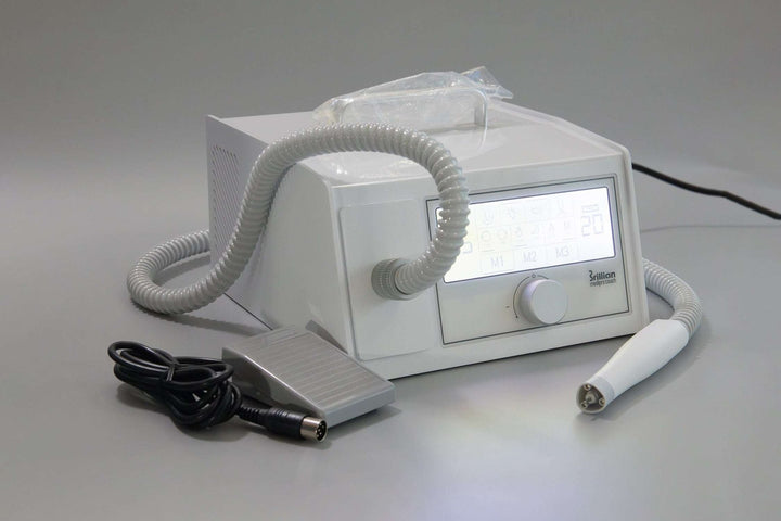 Saeshin MediPro Touch Vacuum Nail Drill (E-file) with Brushless handpiece Original 40,000 RPM perfect for Podology and Pedicure