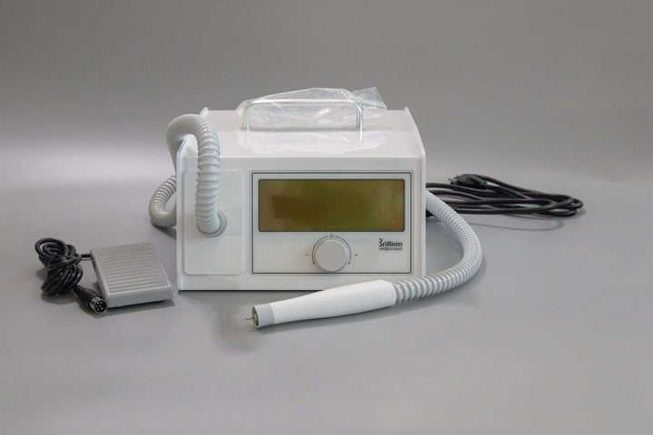 Saeshin MediPro Touch Vacuum Nail Drill (E-file) with Brushless handpiece Original 40,000 RPM perfect for Podology and Pedicure