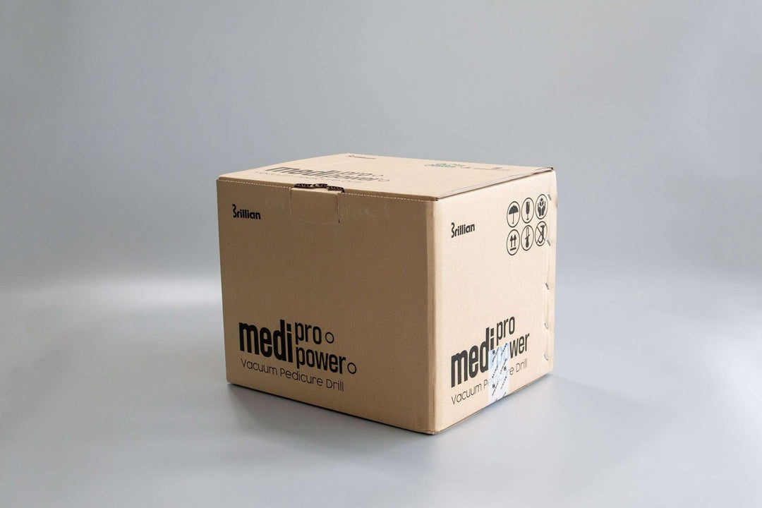 Saeshin MediPro Touch Vacuum Nail Drill (E-file) with Brushless handpiece Original 40,000 RPM perfect for Podology and Pedicure