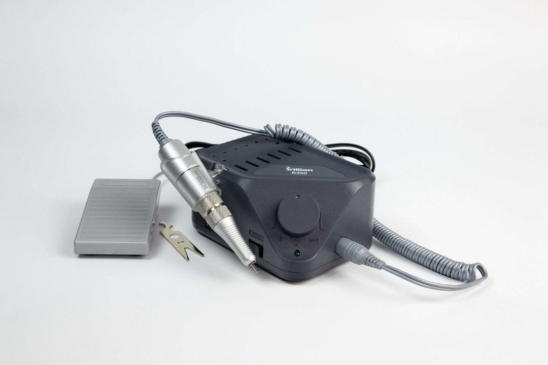 Saeshin Strong B350 Nail Drill in Black with H350 or 105L or H300  or 120II handpiece, up to 40K RPM Original