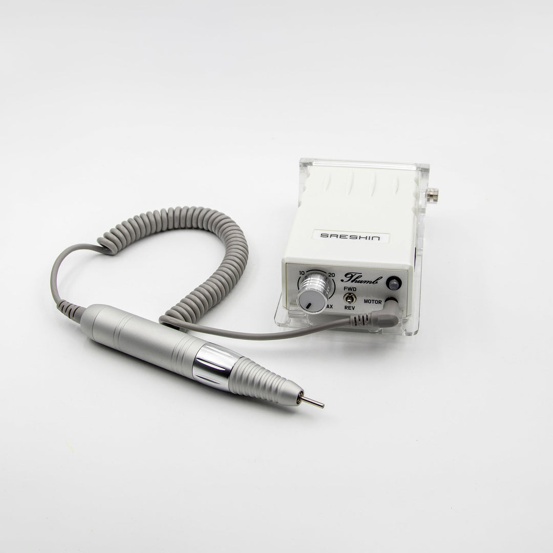 Saeshin Strong THUMB Standard Portable E - file with H324 Handpiece | Cordless Rechargeable Nail Drill Kit | Salon - Grade Efile Nail Machine - Saeshin - U - tools