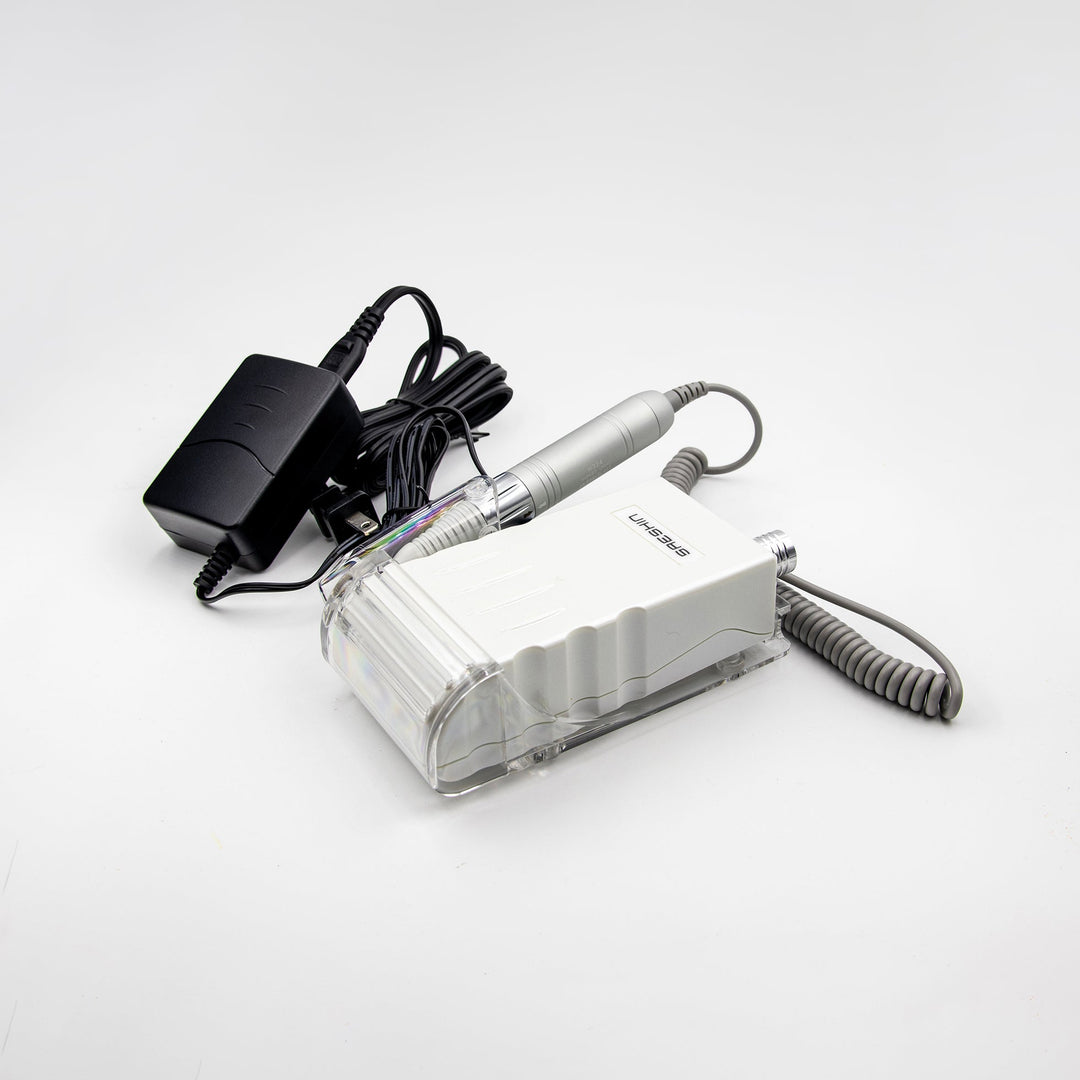 Saeshin Strong THUMB Standard Portable E - file with H324 Handpiece | Cordless Rechargeable Nail Drill Kit | Salon - Grade Efile Nail Machine - Saeshin - U - tools