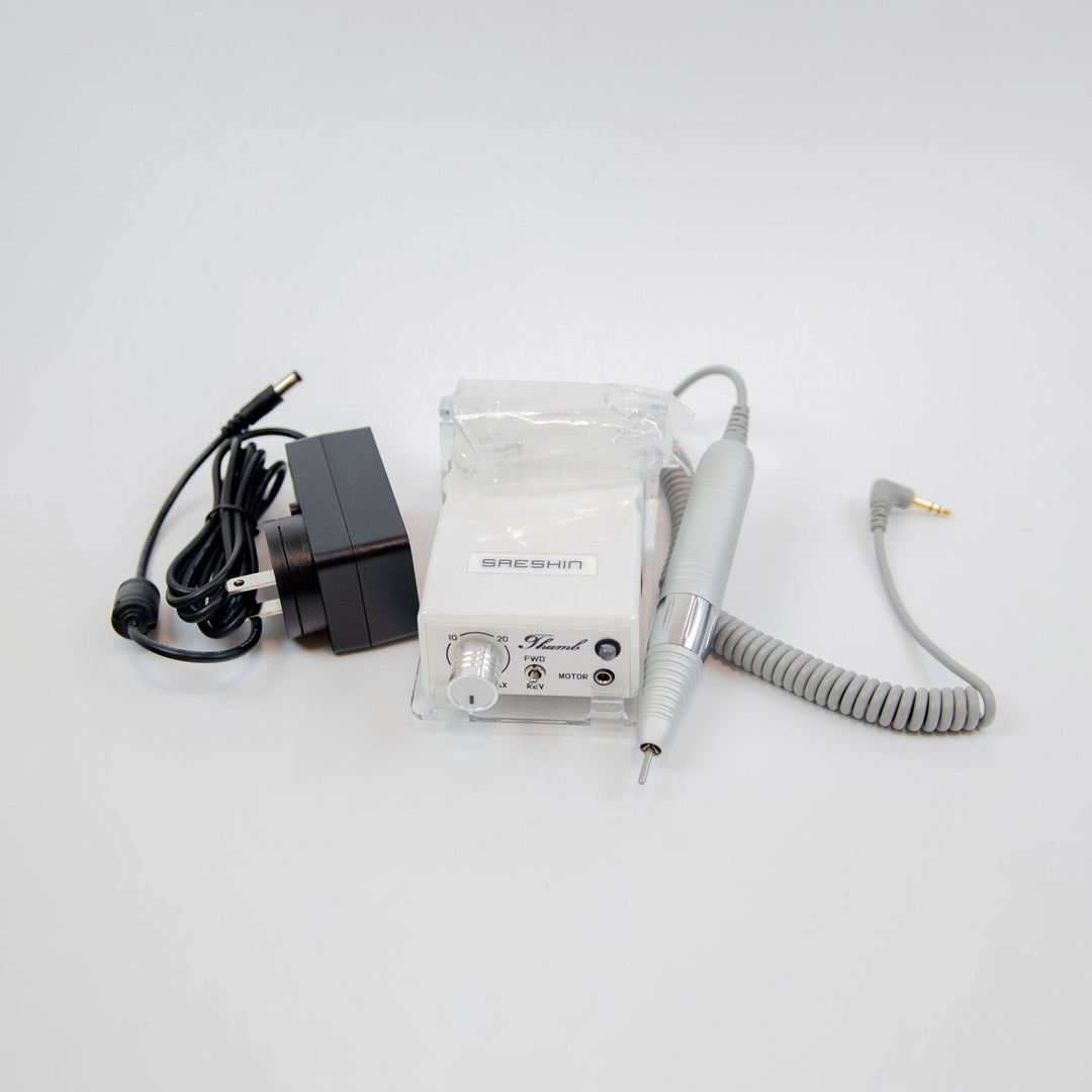 Saeshin Strong THUMB Standard Portable E - file with H324 Handpiece | Cordless Rechargeable Nail Drill Kit | Salon - Grade Efile Nail Machine - Saeshin - U - tools