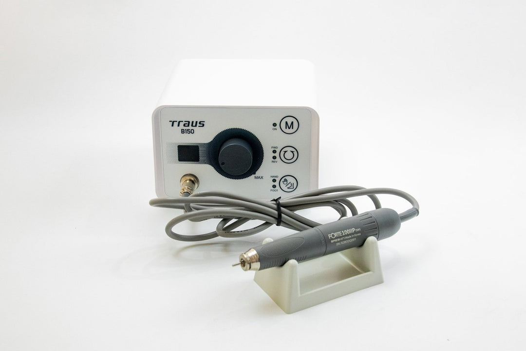 Saeshin Traus B150 Powerful Nail Drill with Forte 100IIP Brushless handpiece Original with 7.8 torque - Saeshin - U - tools