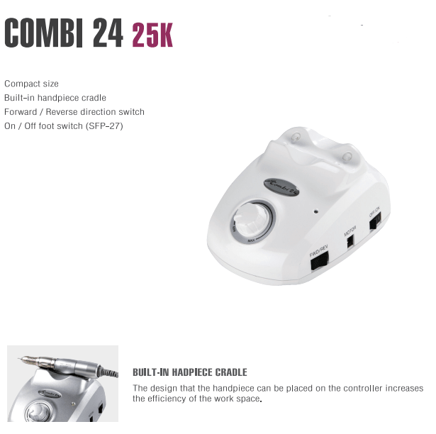 Saeyang COMBI 24 with SH250 Handpiece and Pedal Original 25K RPM - Saeyang - U - tools