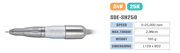 Saeyang COMBI 24 with SH250 Handpiece and Pedal Original 25K RPM - Saeyang - U - tools