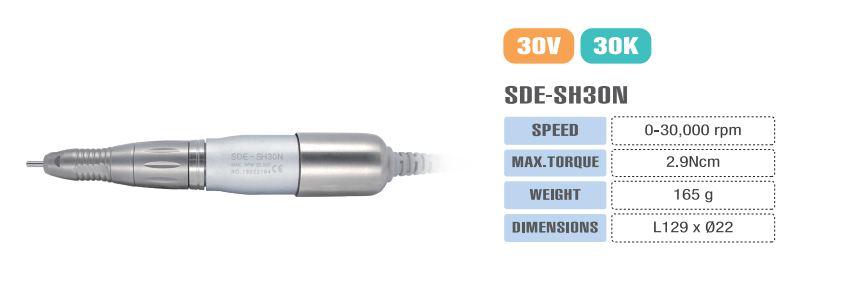 Saeyang Escort 2 PRO with SH30N Handpiece and Pedal Original 30K RPM — Colorful - Saeyang - U - tools