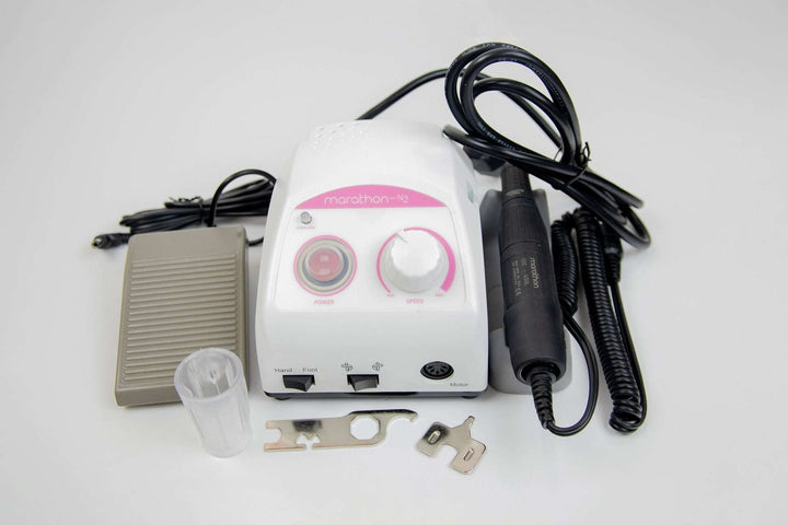 Saeyang Marathon N2 E-file with H38L Handpiece and On/Off Pedal Original 35K RPM Original