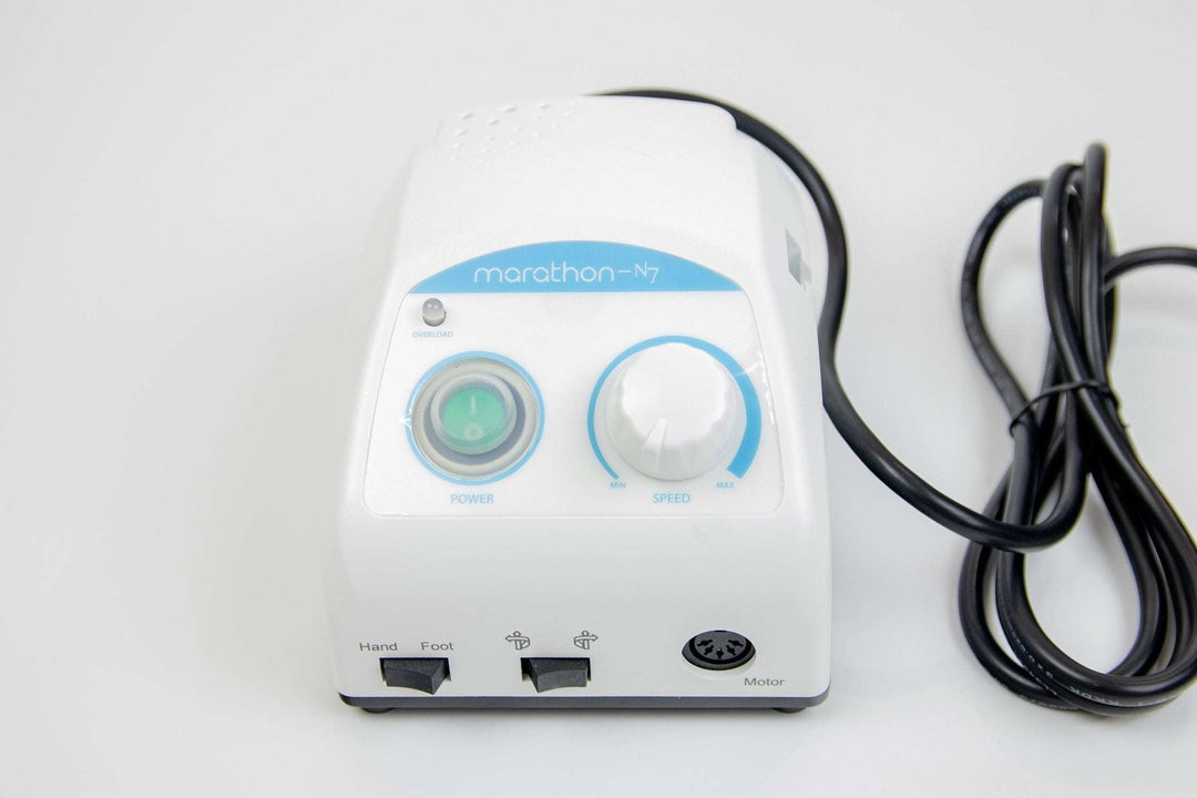Saeyang Marathon N7 with S40 Handpiece and Speed Pedal Powerful Nail Drill 40K RPM Original