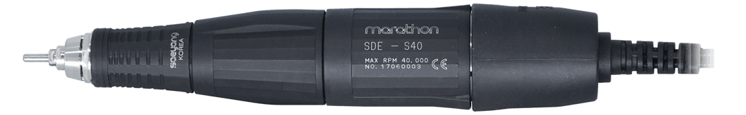 Saeyang Marathon N7 with S40 Handpiece and Speed Pedal Powerful Nail Drill 40K RPM Original
