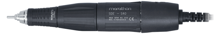 Saeyang Marathon N7 with S40 Handpiece and Speed Pedal Powerful Nail Drill 40K RPM Original