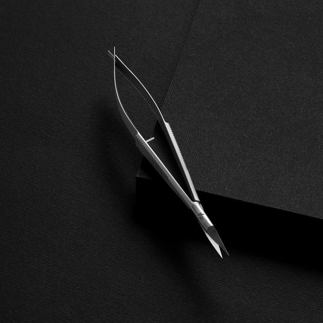Scissors - Tweezers for Eyebrows model EXPERT 90 Type 2 15mm - Staleks - U - tools