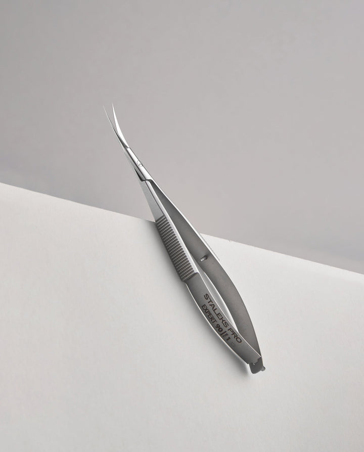 Staleks Cuticle Scissors - Tweezers Pro Micro Expert 90 Type 1 — 15 mm blades - Staleks - U - tools