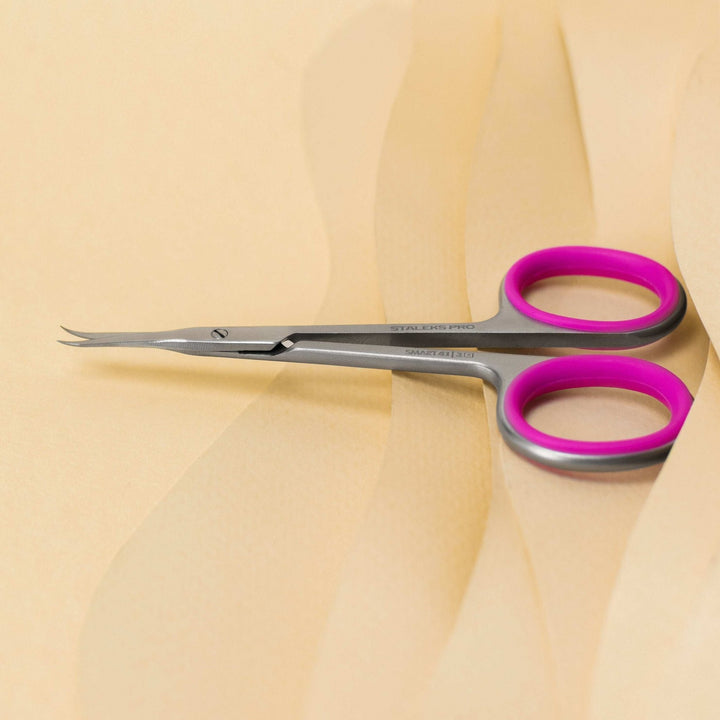 Staleks Pro Cuticle Scissors with Hook Smart 41 Type 3 — 24 mm blades