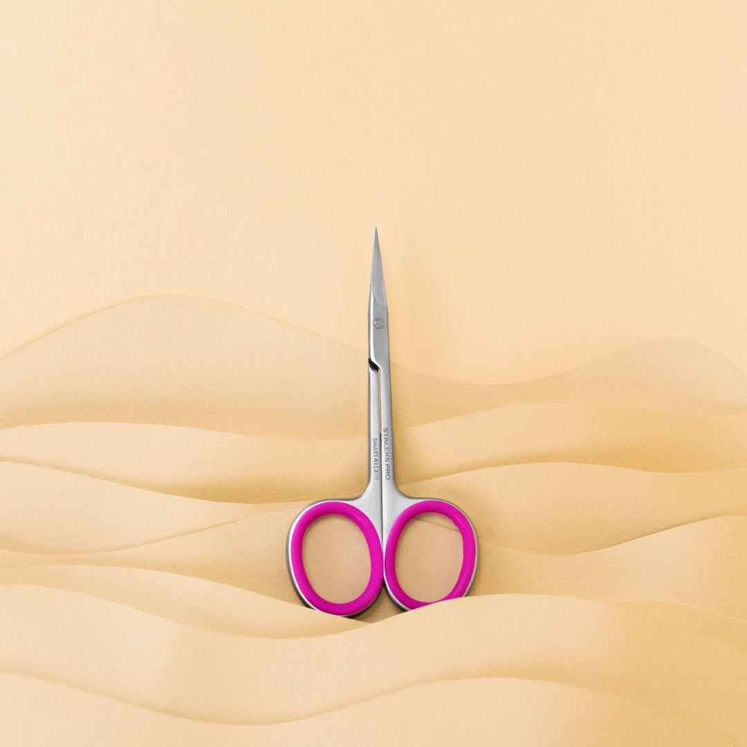 Staleks Pro Cuticle Scissors with Hook Smart 41 Type 3 — 24 mm blades