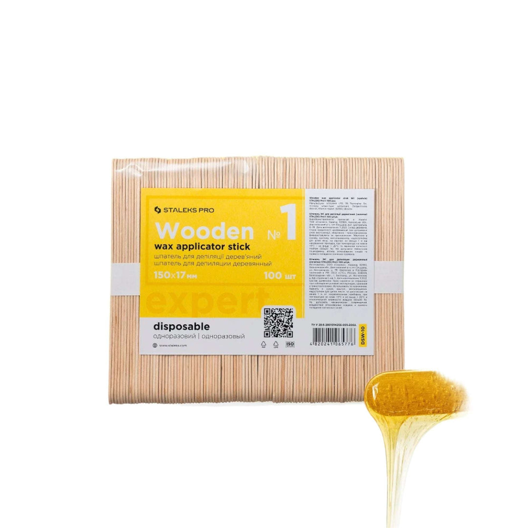 Staleks Pro Wooden Spatulas for Waxing