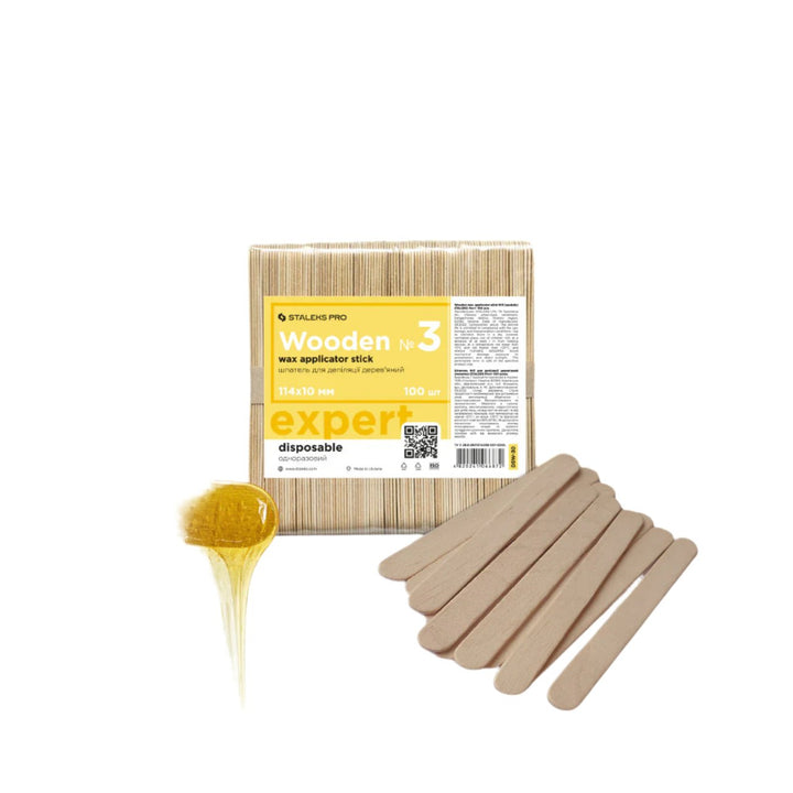 Staleks Pro Wooden Spatulas for Waxing - Staleks - U - tools