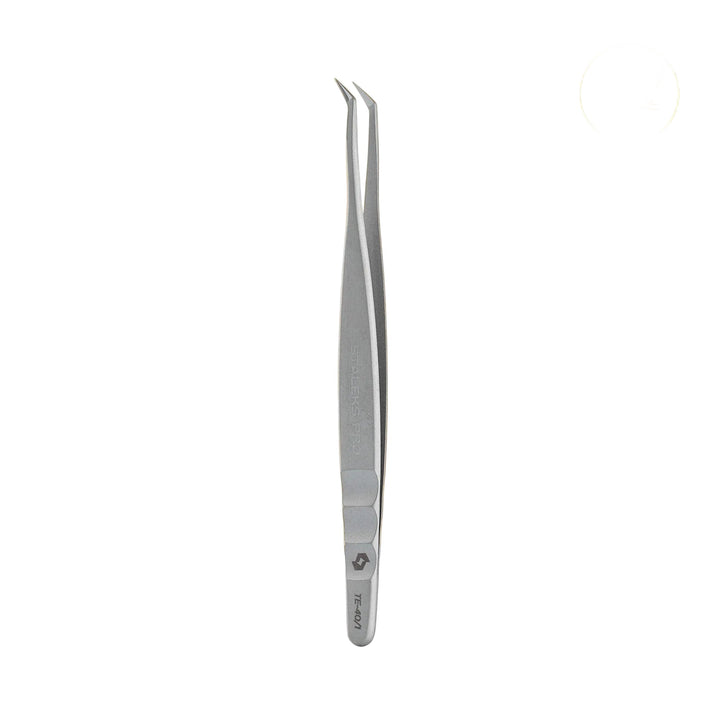 Staleks Professional Eyelash Tweezers EXPERT 40 TYPE 1 (L - shaped,50') - Staleks - U - tools