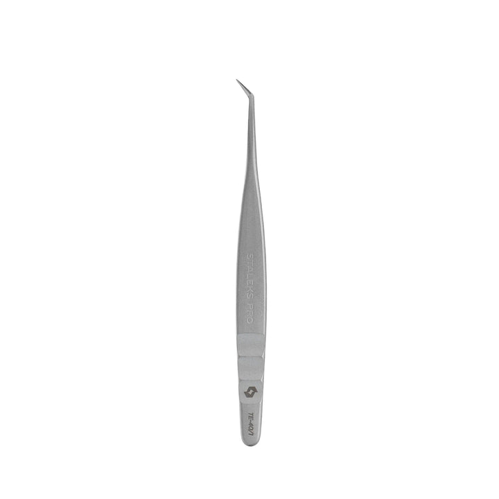 Staleks Professional Eyelash Tweezers EXPERT 40 TYPE 1 (L - shaped,50') - Staleks - U - tools
