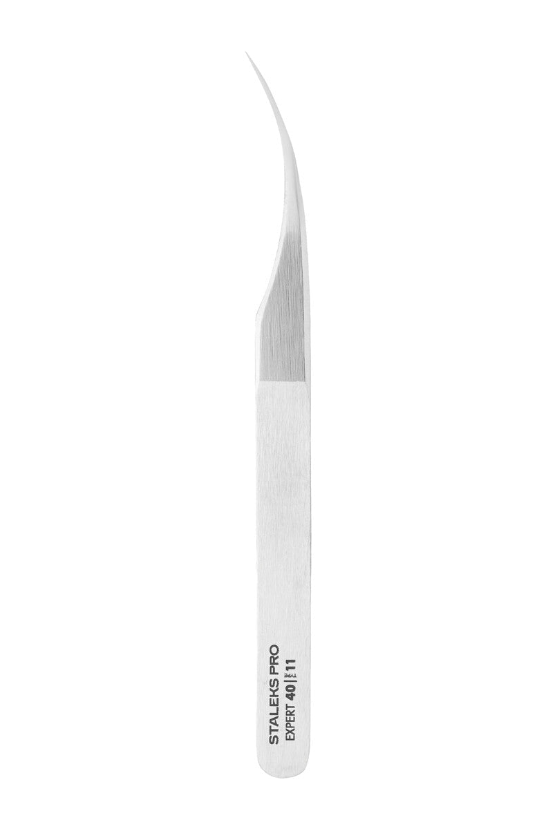 Staleks Professional Eyelash Tweezers EXPERT 40 TYPE 11 (curved) - Staleks - U - tools