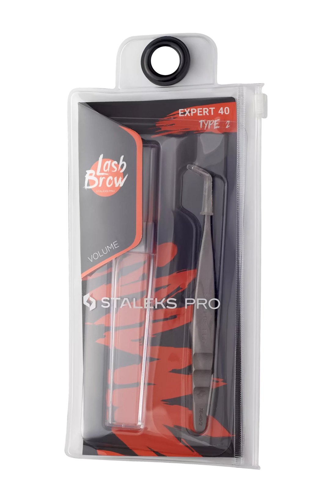 Staleks Professional Eyelash Tweezers EXPERT 40 TYPE 2 (L - shaped,70') - Staleks - U - tools