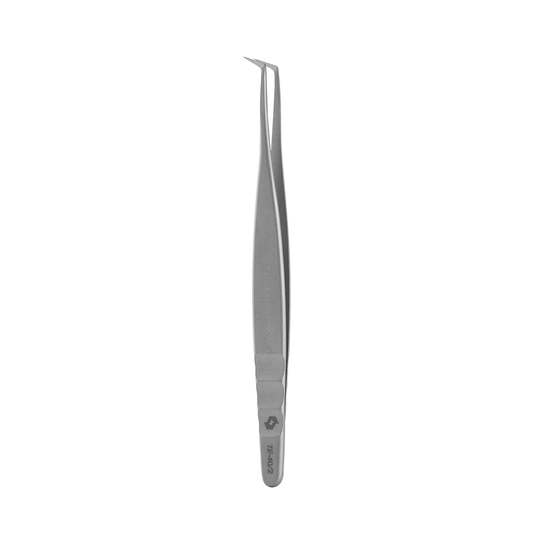 Staleks Professional Eyelash Tweezers EXPERT 40 TYPE 2 (L - shaped,70') - Staleks - U - tools