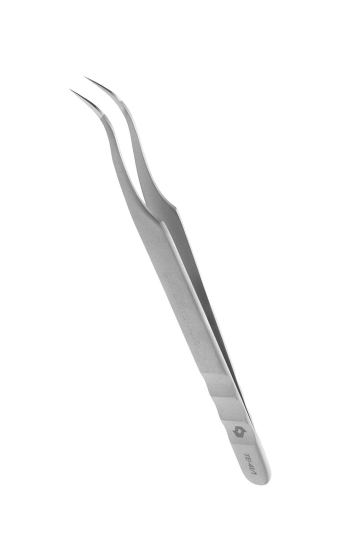 Staleks Professional Eyelash Tweezers EXPERT 41 TYPE 1 (curved) - Staleks - U - tools