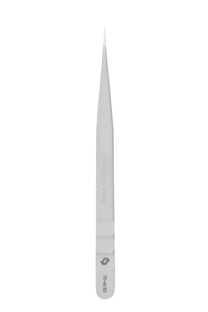 Staleks Professional Eyelash Tweezers EXPERT 41 TYPE 10 (Straight) - Staleks - U - tools