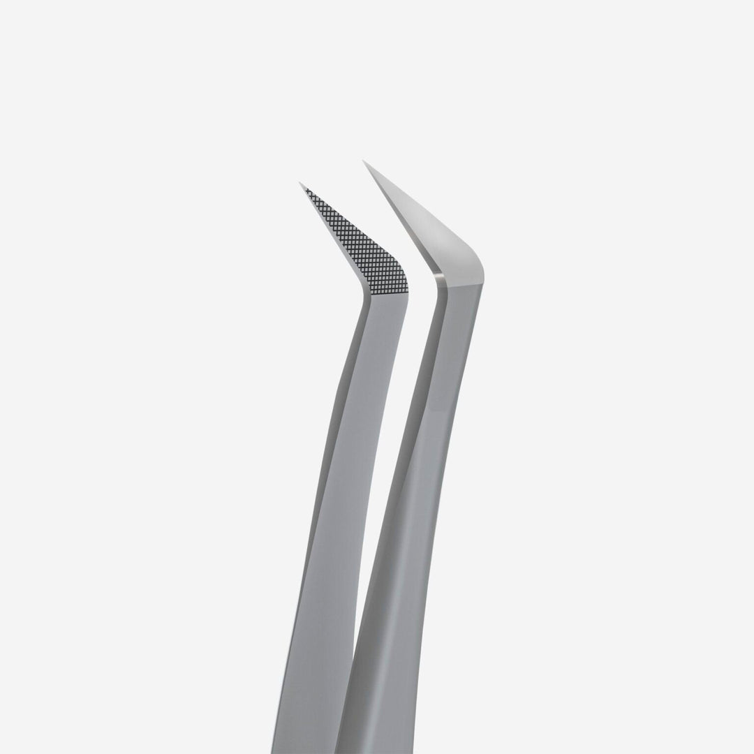 Staleks Professional Eyelash Tweezers EXPERT 44 TYPE 12 (L - shaped, 65') - Staleks - U - tools