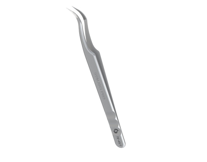 Staleks Professional Eyelash Tweezers EXPERT 45 TYPE 1 (curved) - Staleks - U - tools