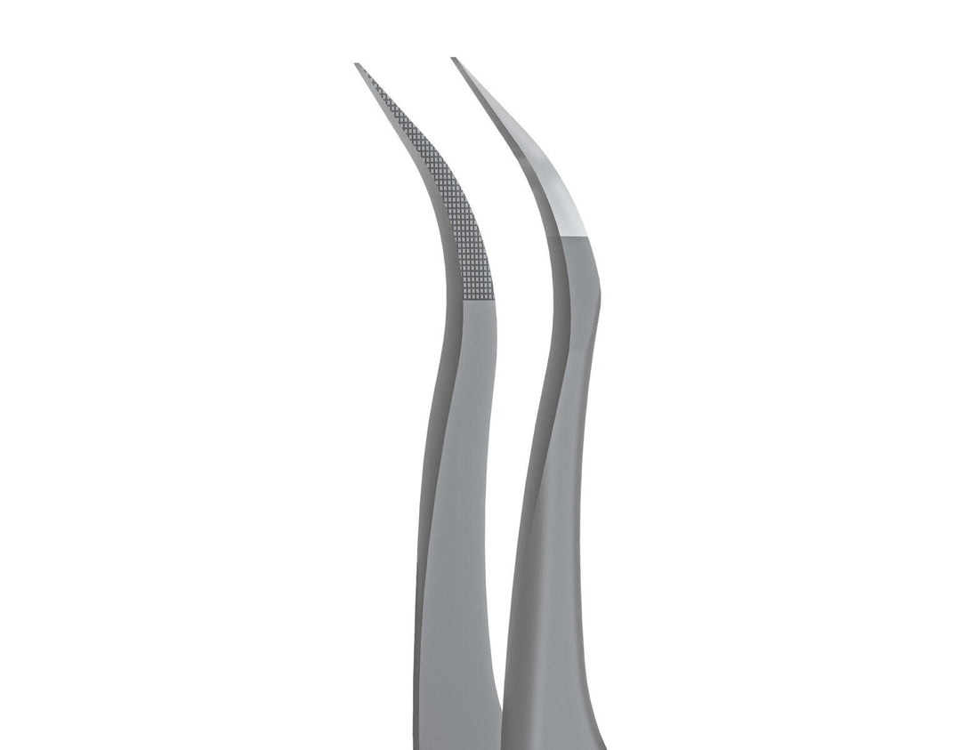 Staleks Professional Eyelash Tweezers EXPERT 45 TYPE 1 (curved) - Staleks - U - tools