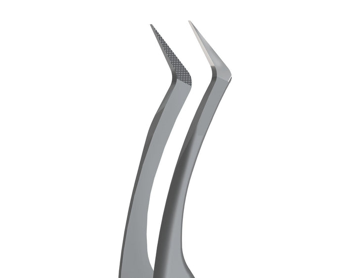 Staleks Professional Eyelash Tweezers EXPERT 45 TYPE 2 (L - shaped, 40') - Staleks - U - tools