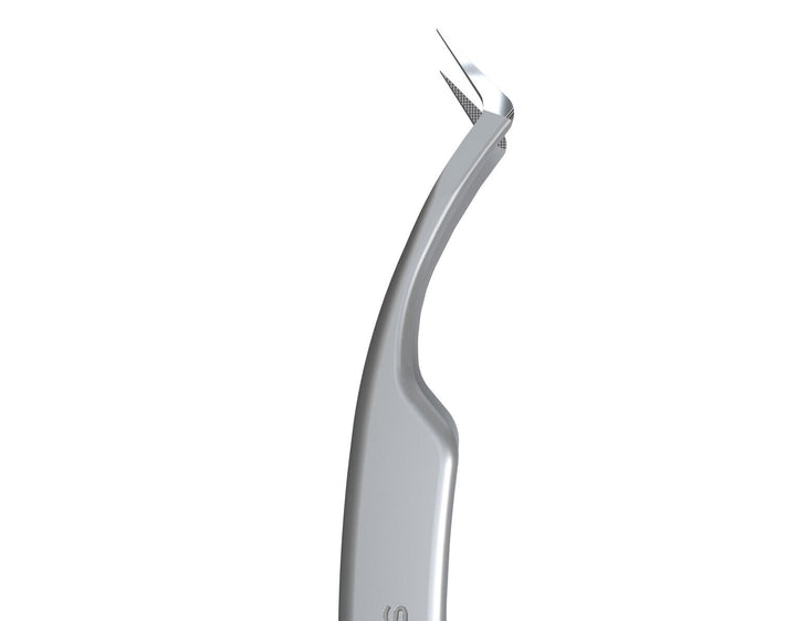 Staleks Professional Eyelash Tweezers EXPERT 45 TYPE 2 (L - shaped, 40') - Staleks - U - tools
