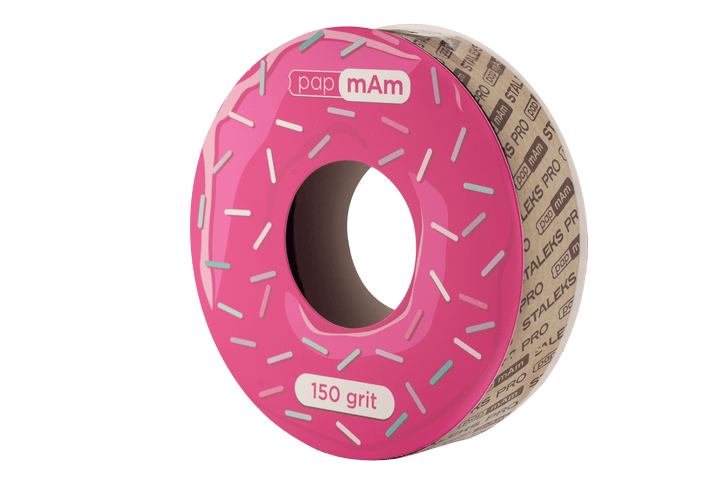 Staleks White disposable abrasive tape papmAm EXPERT ATSC without plastic case, width 20 mm