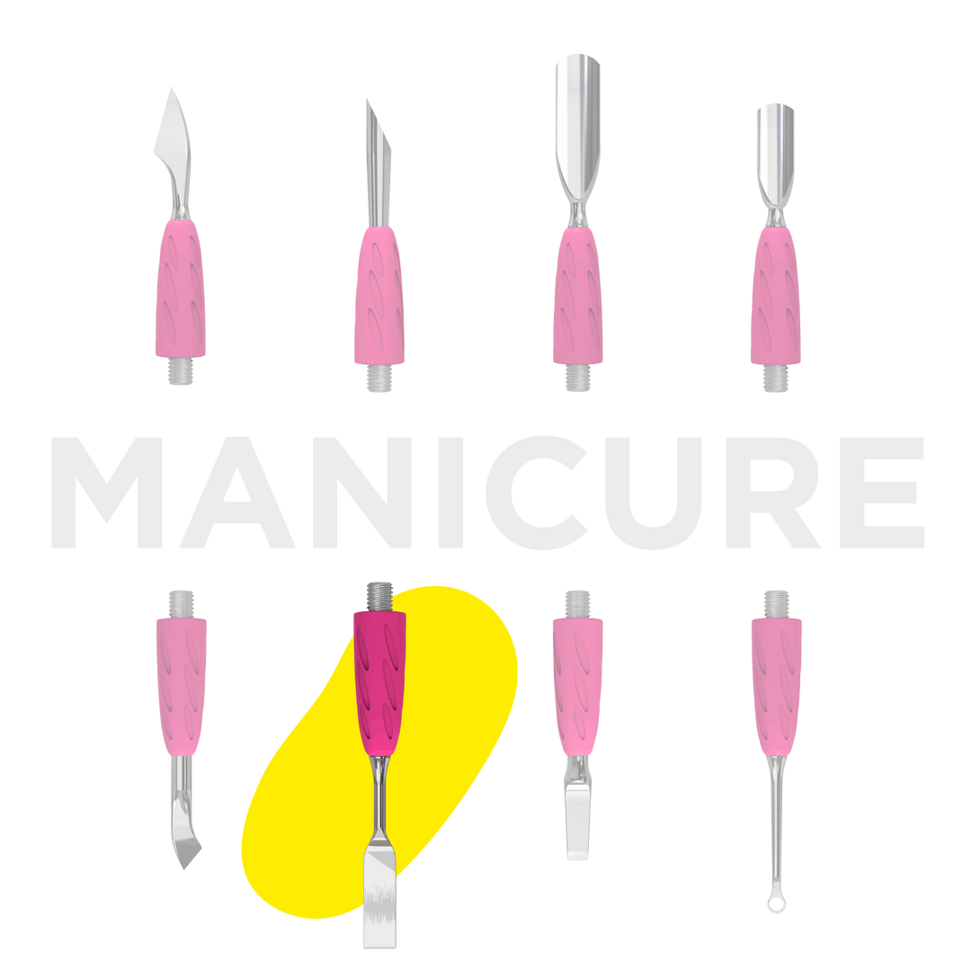 Straight Flat Pusher – Working Part of the Pusher COMBO UNIQ 18 for Manicure and Pedicure