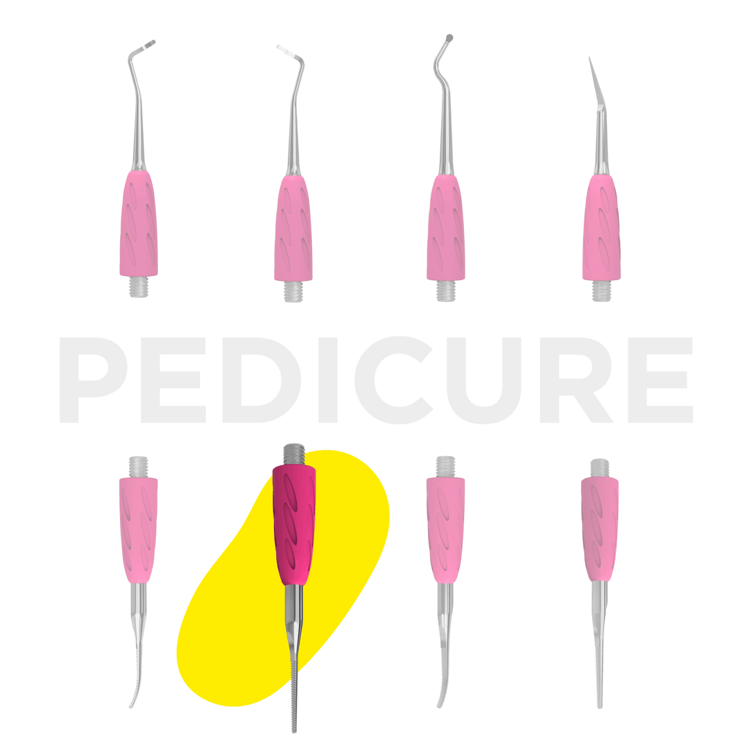 Straight Narrow Toenail File – Working Part of the Pusher COMBO UNIQ 36 for Pedicure