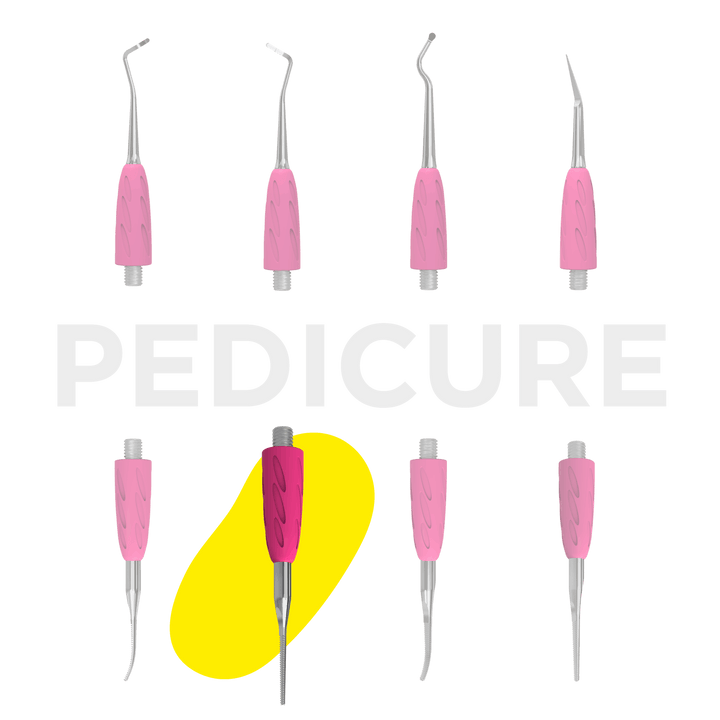 Straight Narrow Toenail File – Working Part of the Pusher COMBO UNIQ 36 for Pedicure