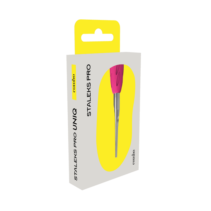 Straight toenail file - working part of the pusher Combo UNIQ 38 for Pedicure