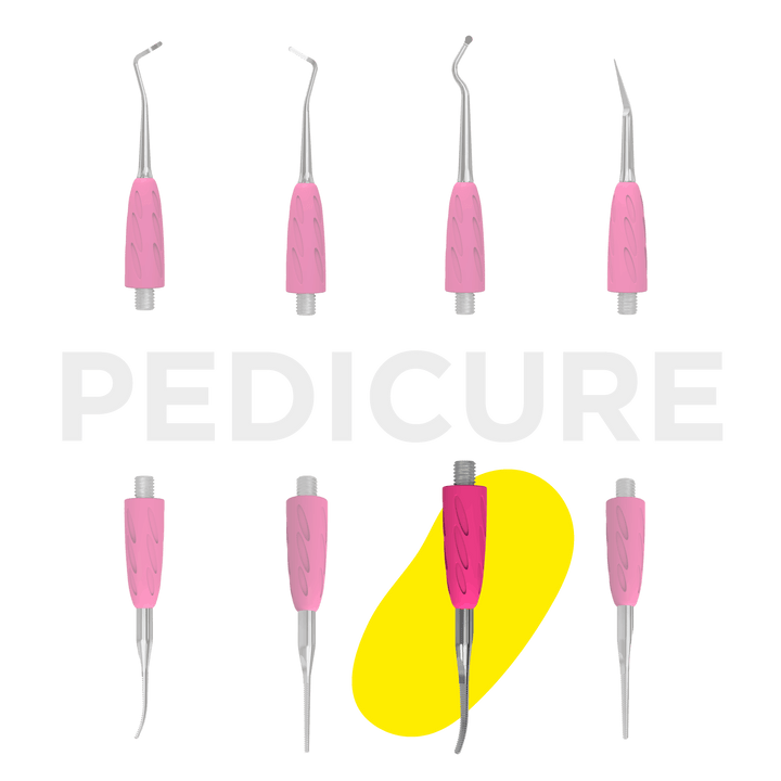 Toenail File with Bent End – Working Part of the Pusher COMBO UNIQ 37 for Pedicure