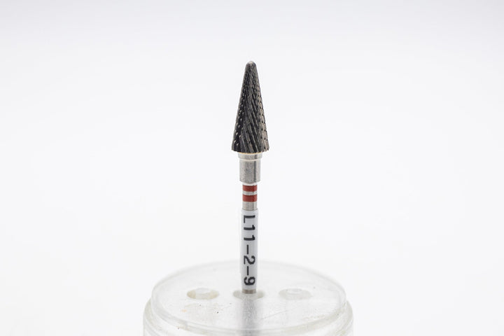 Tungsten Carbide Nail Drill Bit L11 - 2 - 9 fine, for left - hand ; head size 6x14mm - U - tools - U - tools