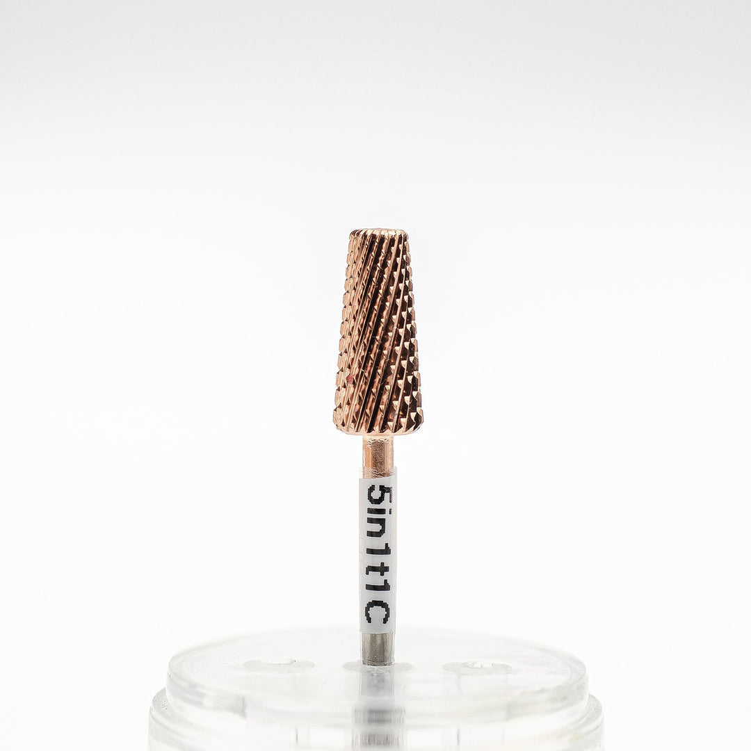 Tungsten Carbide nail drill bits 5 - in - 1 type 1, size head 6.5*15.0 mm - U - tools - U - tools